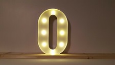 LED 3D ALPHABET ZAHL 0 Stehend