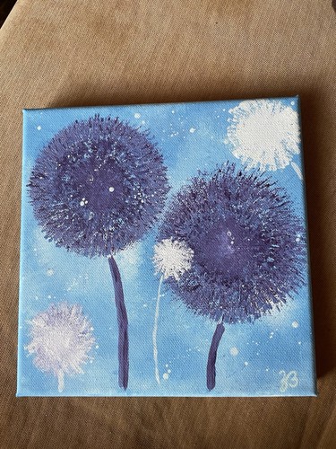 Acrylbild handgemalt auf