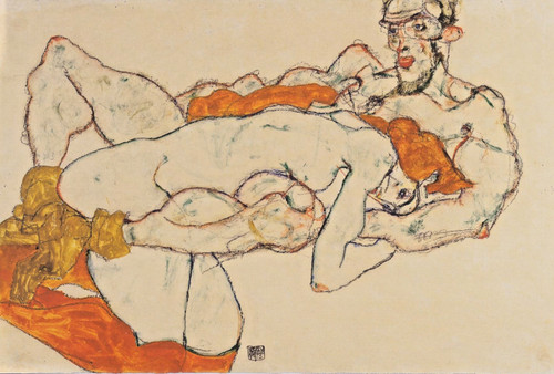 Egon schiele liebespaar - egon,