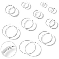 Sterlingsilber 1mm Viereckige