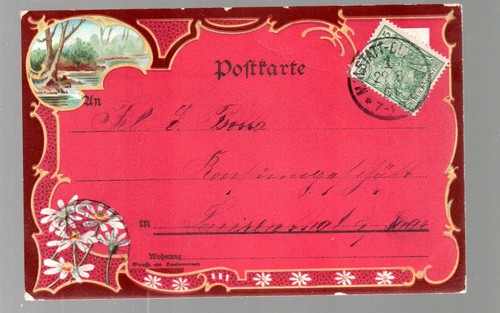 1901 freimarke germania - dr, auf