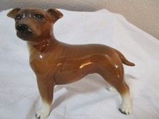 Staffordshire Bull Terrier, Figur Porzellan Made in England