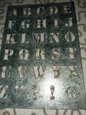 Schablone abc, groß, unbenutzt! 