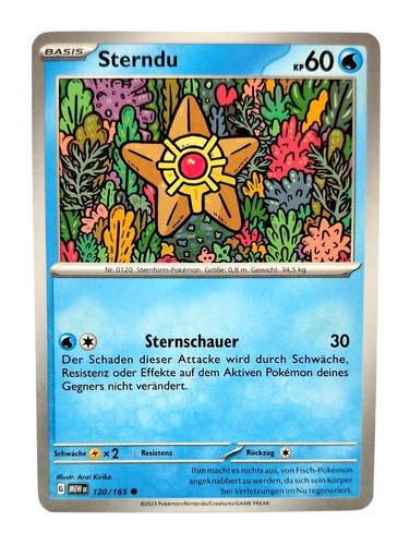 Pokemon karte sterndu - karte:,