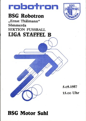 Ddr liga bsg robotron - bsg,