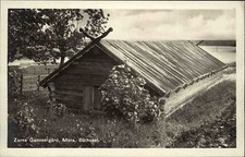 Mora Dalarnas län Schweden Sverige ~1930/40 Gammelgård Bauernhaus Båthuset Haus