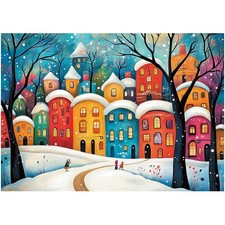 1000 Teile Puzzle Schnee