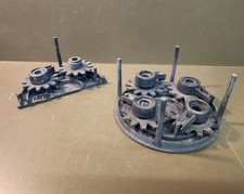 Alwitra Stelzlager älterer Bauart aus Restbeständen, ungereinigt