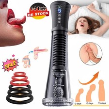 Elektrischer Sex Spielzeug für Männer Masturbieren Penispumpe Vibratorensets DHL