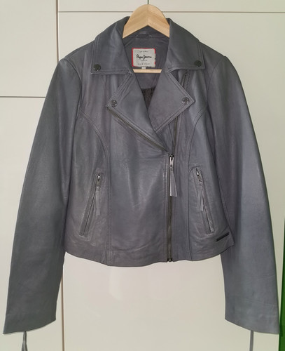 Pepe jeans damen lederjacke - pepe,