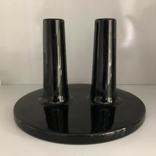 Rosenthal JUNGER schwarzer KERZENSTÄNDER 5,5 ZOLL NIE BENUTZT 14 cm Kerzenständer (D)