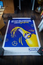 Orangina french bus shelter - orangina,
