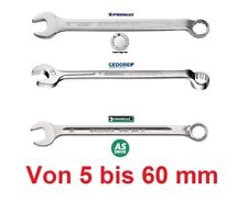 5-60mm Ringmaulschlüssel/Schraubenschlüssel 10° gekröpft Form B Maulstellung 15°