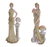 abc HOME Dekofigur Dame 22cm