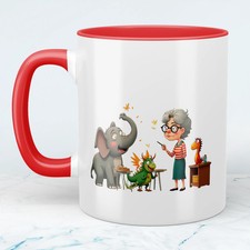 Lustige bedruckte Tasse mit