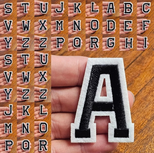 Buchstaben aufnäher zum - buchstaben,