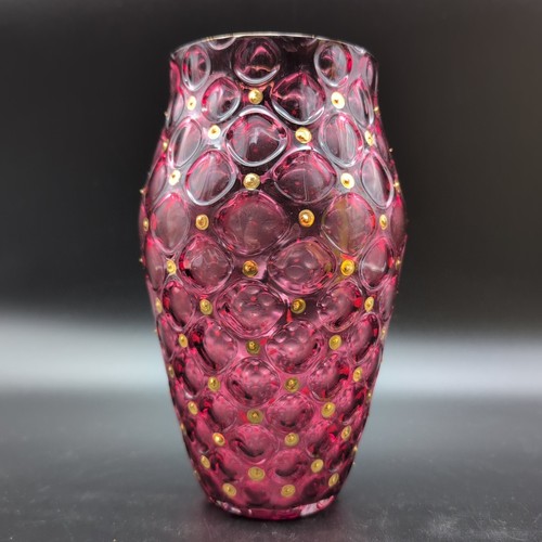Alte vase rosa glas - alte,