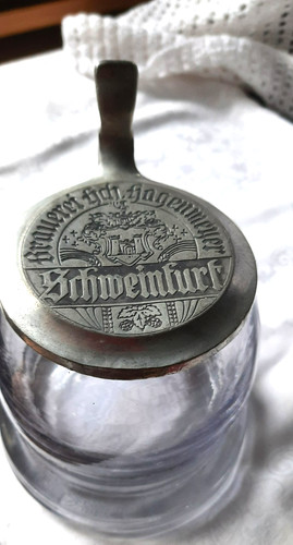 Glas bier krug - glas, brauerei