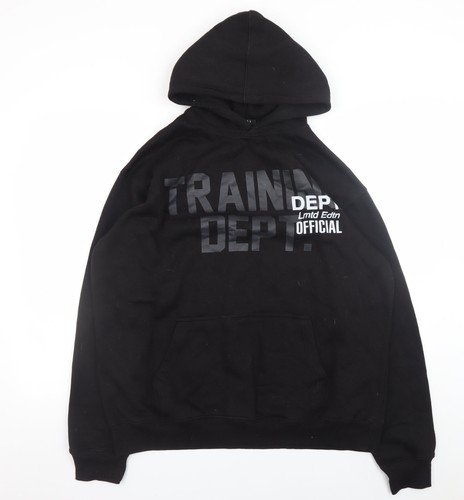 Schwarzer pullover hoodie - schwarzer,