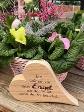 Holz Herz mit Lasergravur Ich