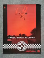 Red Kross Black Label - Christian Hosoi - Rise Above Poster Skateboard