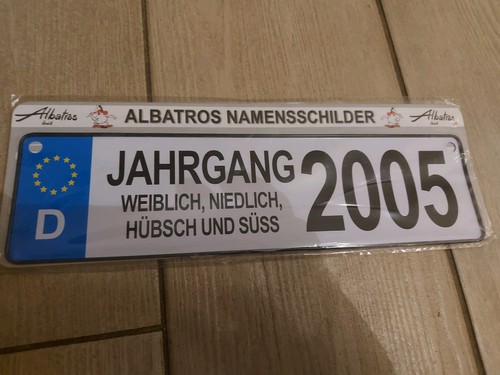 Albatros namensschild jahrgang - namensschild,