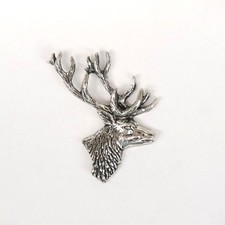 Rothirsch Kopf Pin