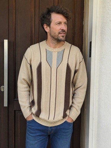 Herren pullover beige - pullover,