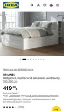 IKEA Brimnes Bett 180x200 cm