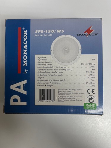 Monacor spe 150 - monacor, spe-150/ws