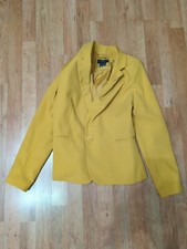 Blazer Gelb Senfgelb Königsgelb Manguun 36 S Polyester