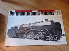 Der große Lokomotiv-Kalender von 1975 mit tollen Bildern - Alba