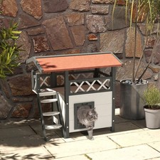 PawHut Katzenhaus mit