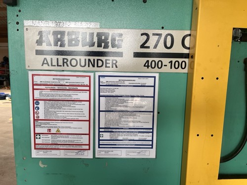 Arburg allrounder 270 - arburg,