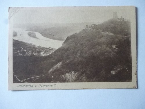 Ansichtskarte drachenfels - ansichtskarte, u