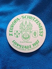Bierdeckel 1987 Schützen Lippstadt - Weissenburger