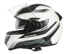 Marushin Integralhelm FullFace 999 RS Comfort weiß-grau-sw  Gr. M