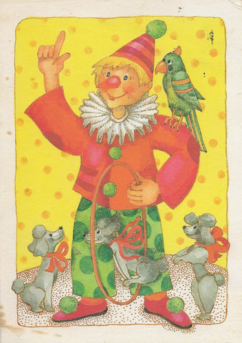 1055 clown hund - 11/1055,
