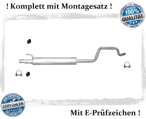 Mittelschalldämpfer für opel - für,