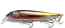 Megabass Lates  Wobbler, Jerkbait, Kunstköder, 12 cm, Floating
