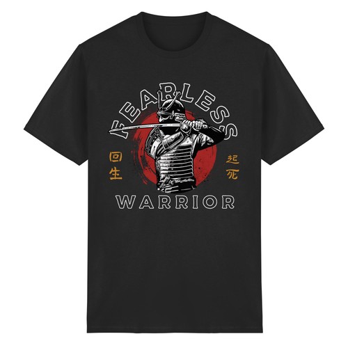 Shirt samurai warrior mit - t-shirt,
