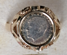 Ring J. F. KENNEDY Gold 333 D 17, 5mm.