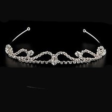 Diadem Tiara Strass Weise
