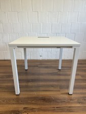 Steelcase Kalidro kleiner Schreibtisch 80x80cm weiß Homeoffice