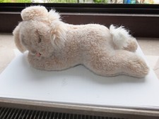 Steiff Hase Steifftier von ca 1982 Schlaftier liegend Schlafhase