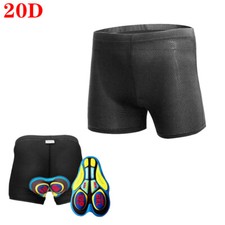 Fahrradhose Herren Damen 20D Gel Sitzpolster Radhose Radlerhose Unterhose Pants