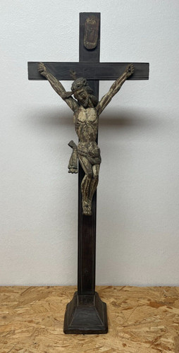 Antikes holzkreuz standkreuz - antikes,
