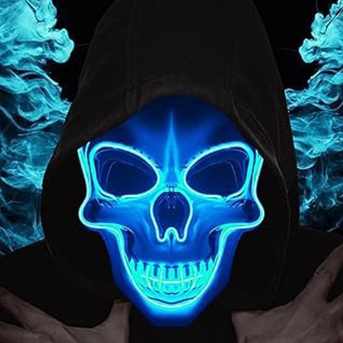 Schädel maske led - maske, halloween