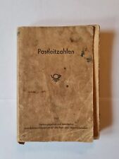 Postleitzahlen Buch 1961 - Post und Fernmeldewesen - Alte Postleitzahlen