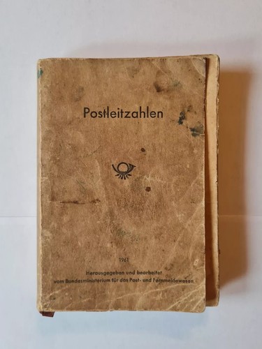 Postleitzahlen buch 1961 - postleitzahlen,